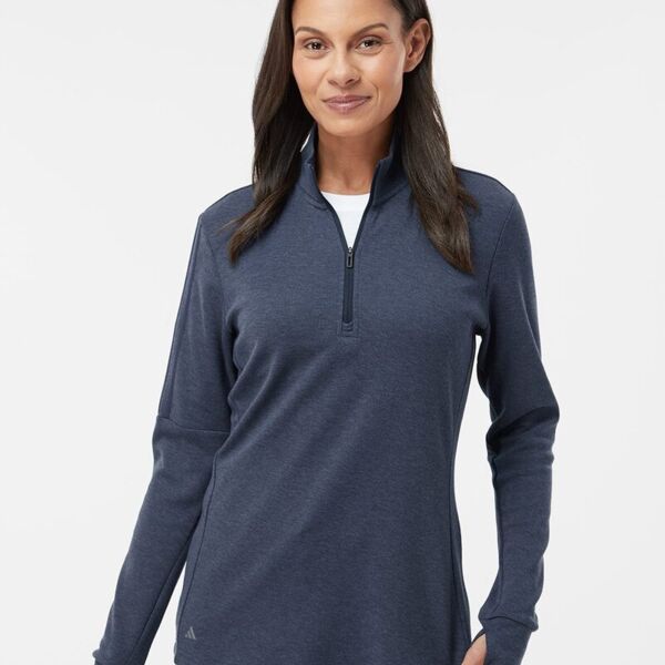 Women's 3-Stripes Quarter-Zip Sweater Pullover Thumbnail
