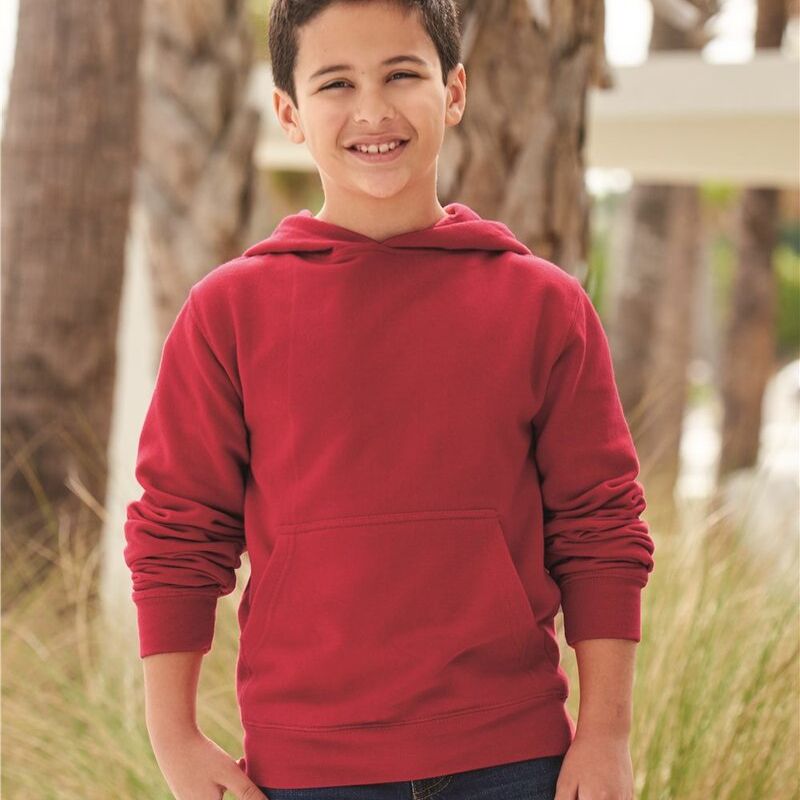 Youth Midweight Hooded Sweatshirt Thumbnail