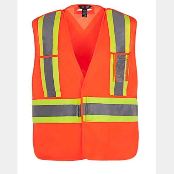 Protector - Tricot Hi-Vis 5 Point Tear Away Vest - One Size Thumbnail