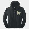 GILDAN® HEAVY BLEND FULL ZIP HOODED SWEATSHIRT. Thumbnail