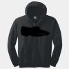 GILDAN® HEAVY BLEND FULL ZIP HOODED SWEATSHIRT. Thumbnail