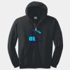 GILDAN® HEAVY BLEND FULL ZIP HOODED SWEATSHIRT. Thumbnail