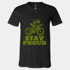 Unisex Jersey V-Neck Tee Thumbnail