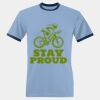Men's Jersey Heather Ringer Tee Thumbnail