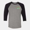 Unisex Three-Quarter Sleeve Baseball Tee Thumbnail