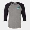Unisex Three-Quarter Sleeve Baseball Tee Thumbnail
