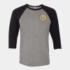Unisex Three-Quarter Sleeve Baseball Tee Thumbnail