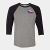 Unisex Three-Quarter Sleeve Baseball Tee Thumbnail