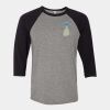 Unisex Three-Quarter Sleeve Baseball Tee Thumbnail