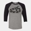 Unisex Three-Quarter Sleeve Baseball Tee Thumbnail