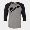 Unisex Three-Quarter Sleeve Baseball Tee Thumbnail