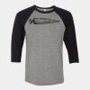 Unisex Three-Quarter Sleeve Baseball Tee Thumbnail