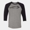 Unisex Three-Quarter Sleeve Baseball Tee Thumbnail