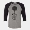 Unisex Three-Quarter Sleeve Baseball Tee Thumbnail