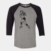 Unisex Three-Quarter Sleeve Baseball Tee Thumbnail