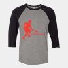 Unisex Three-Quarter Sleeve Baseball Tee Thumbnail