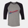 Unisex Three-Quarter Sleeve Baseball Tee Thumbnail